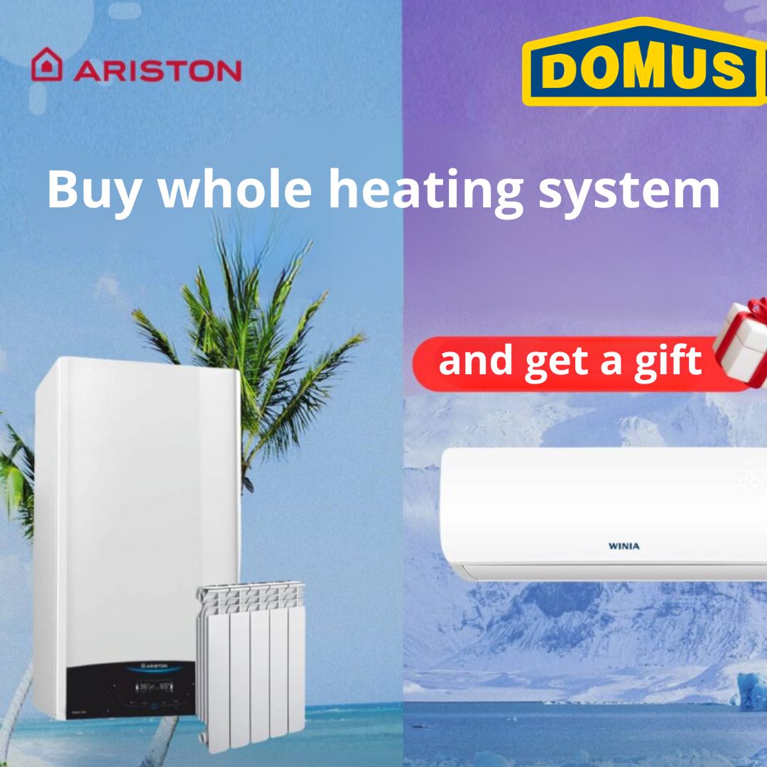 Whole heating system + gift air conditioner